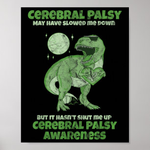 Affiche Cp Cerveau Dommages Cute Dinosaure Enfants Cérébra