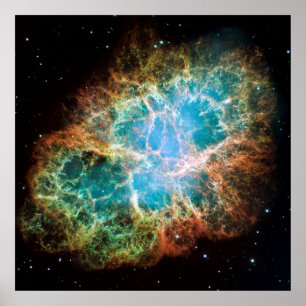 Affiche Crab Nebula [24" x 24" Print]