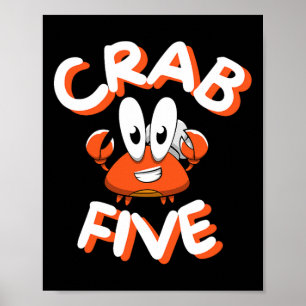 Affiche Crabe Cinq 