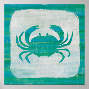Affiche Crabe côtier d'Aqua de  
