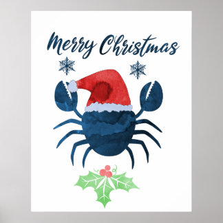Affiche Crabe de Noël