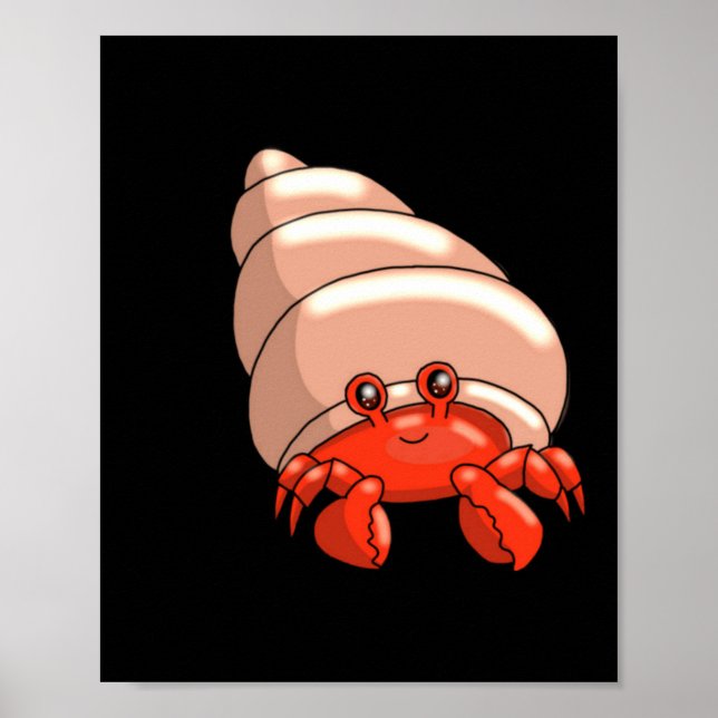 Affiche Crabe Heureux Petit (Devant)