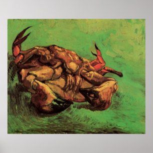 Affiche Crabe sur le Dos par Vincent van Gogh