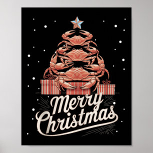 Affiche Crabe Xmas Arbre Crabe Arbre de Noël Débardeur3