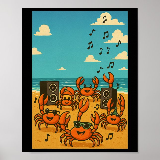Affiche Crabes dansants (Devant)
