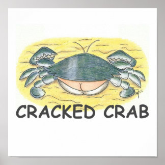 Affiche Cracked Crab Print