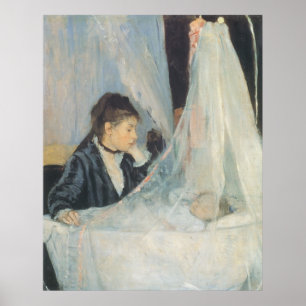 Affiche Cradle by Berthe Morisot, Vintage Impressionism