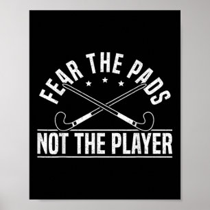 Affiche Craignez Les Plaques Et Non Le Joueur De Hockey Su
