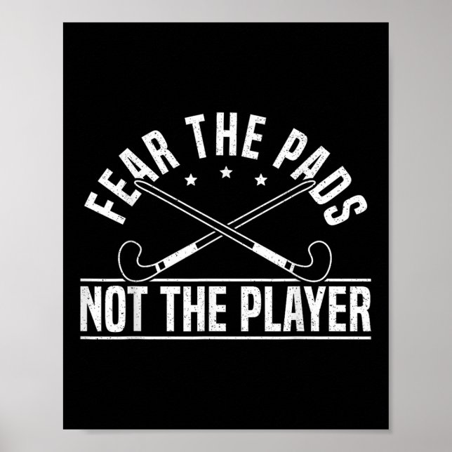 Affiche Craignez Les Plaques Et Non Le Joueur De Hockey Su (Devant)