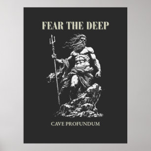 Affiche Craignez les profondeurs – Poséidon Mythique