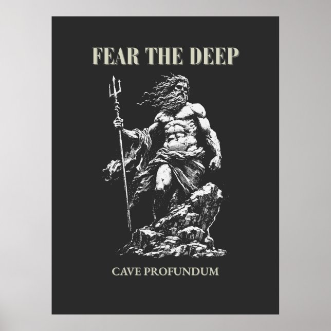 Affiche Craignez les profondeurs – Poséidon Mythique  (Devant)