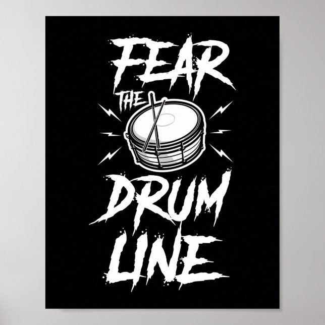 Affiche Crains La Bande De Marche Drumline (Devant)
