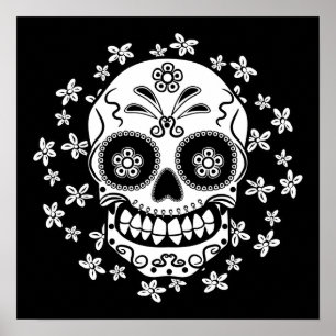 Affiche Crâne à sucre