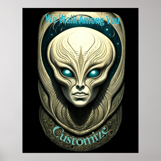 Affiche Crâne Alien Tête Thunder_Cove (Devant)