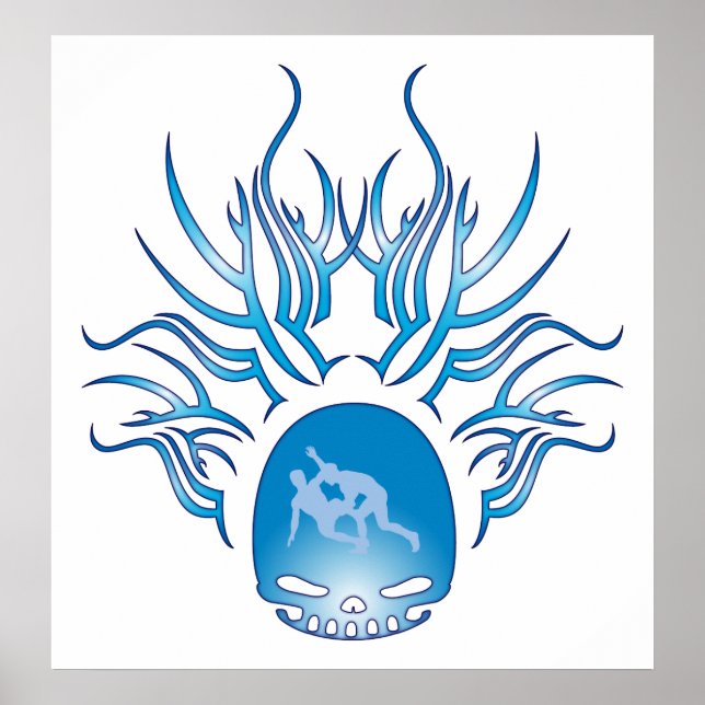 Affiche Crâne de lutte (Devant)