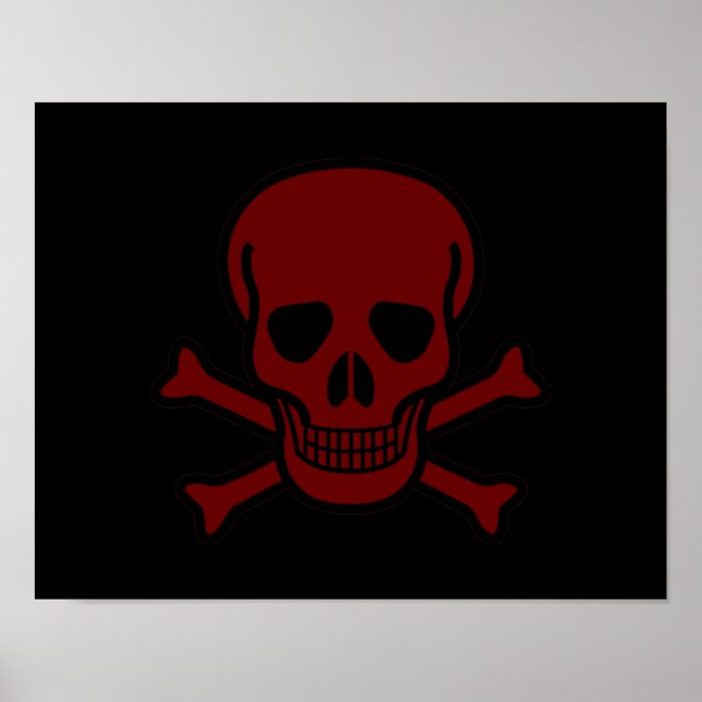 Affiche Crâne et os (Devant)