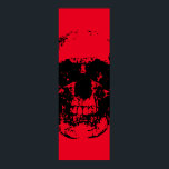 Affiche Crâne Pop Art Rouge Noir<br><div class="desc">Imaginaire Art Skull Skeleton - Blue & Purple Tones Heavy Metal Punk Rock College Pop Art Image</div>