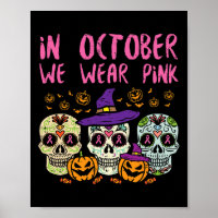 Crâne sucre Octobre Pink Breat Cancer Sensibilisat