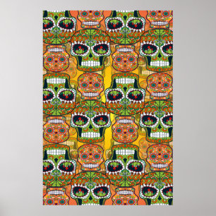 Affiche Crânes à sucre