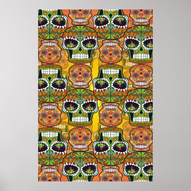 Affiche Crânes à sucre (Devant)