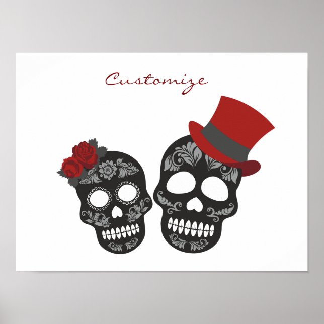 Affiche Crânes noirs Duo Thunder_Cove (Devant)