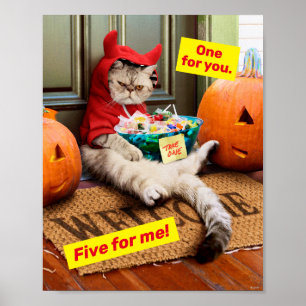 Affiche Cranky Devil Cat