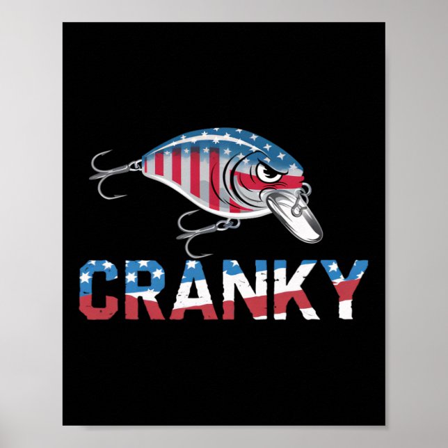 Affiche Cranky Usa Crankit Pêche Fête Des Pères  (Devant)