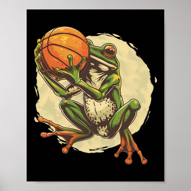 Affiche Crapaud Sketll Joueur Sketll Artwork Aquarelle Gre (Devant)