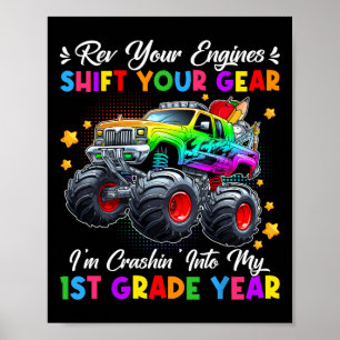 Affiche Crash dans mon camion monstre de 1re année, premie