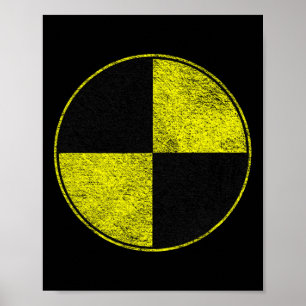 Affiche Crash Test Costume mannequin prétendre Je suis un 