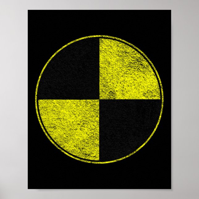 Affiche Crash Test Costume mannequin prétendre Je suis un  (Devant)