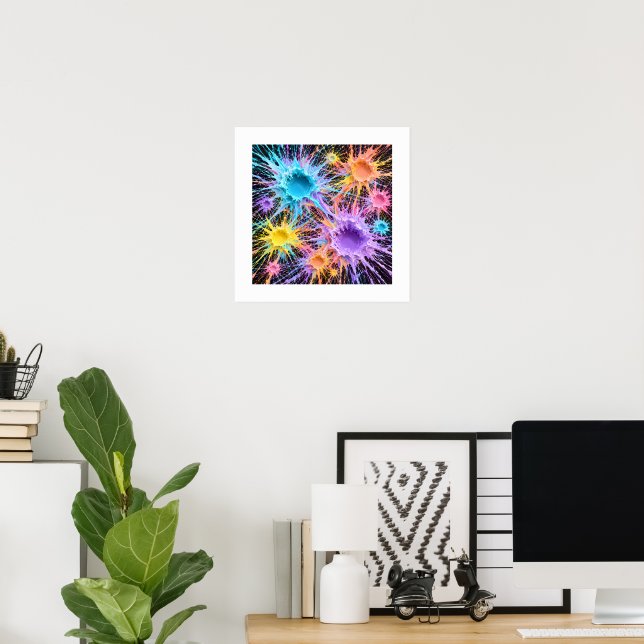 Affiche Cratères de poussière d'étoiles (Bureau à domicile)