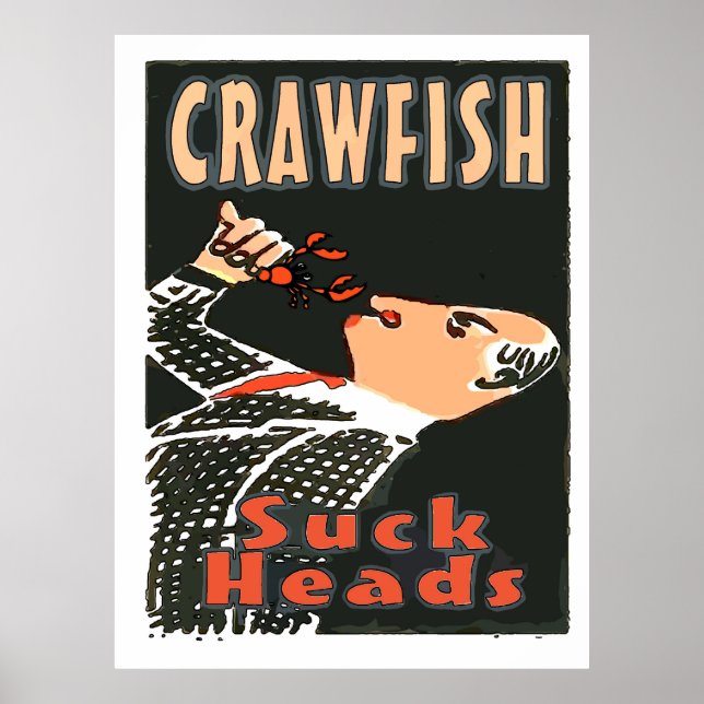 Affiche Crawfish, Têtes de canard, (Devant)