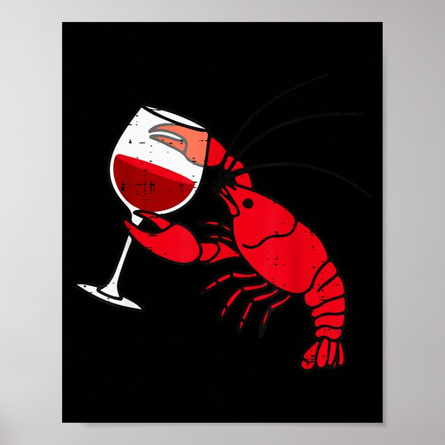 Affiche Crayfish Boil Party Funny Crawfish Lobster Seafood (Devant)