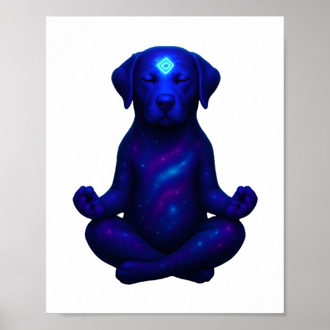 Affiche Crayon Chaos – Mème drôle de chien Griffon de Brux (Devant)