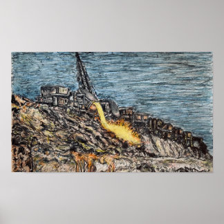 Affiche Crayon coloré "Brown's Dump - West Mifflin"