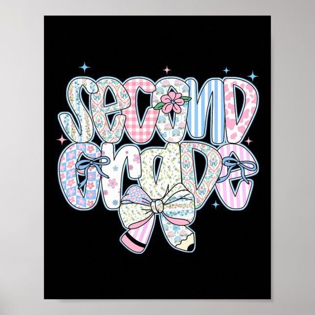 Affiche Crayon Coquette Préparatoire de Rentrée Scolaire d (Devant)