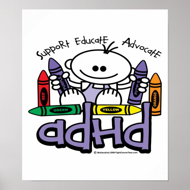 AFFICHE CRAYONS ADHD (Devant)