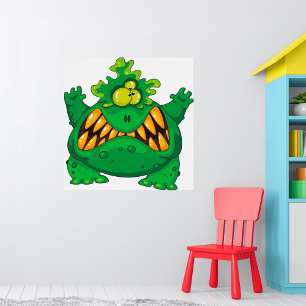 Affiche Crazy Green Monster