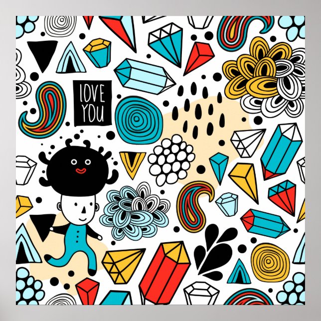 Affiche Crazy head (Devant)