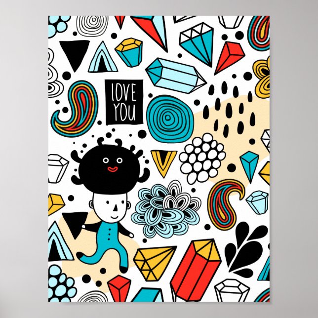 Affiche Crazy head (Devant)