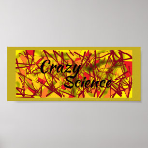 Affiche Crazy Science référence à l'émission télévisée Orp