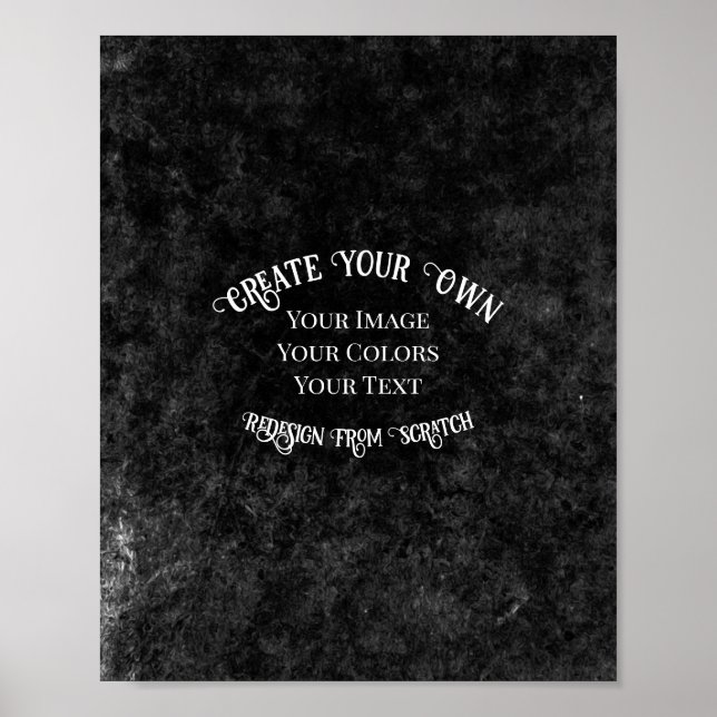 Affiche Create Your Own Custom Design (Devant)