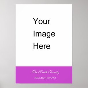 Affiche Create your own, customize Zazzle template