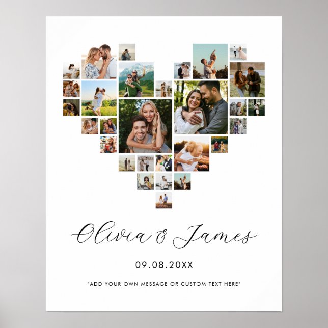 Affiche Create Your Own Valentines Day Photo Collage (Devant)