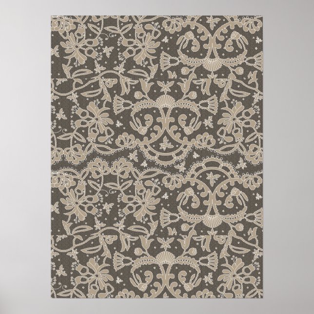 Affiche Création de broderies de Crochet (Devant)