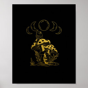 Affiche Création de champignons Aesthetic Goblincore et Co