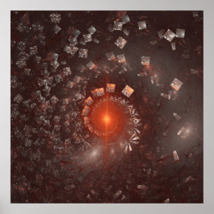 Affiche 'Création de l'univers holographique 2'