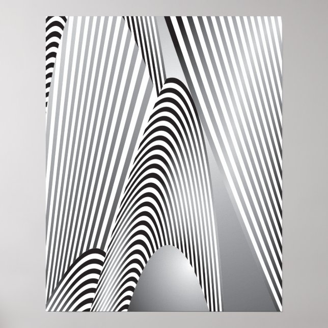 Affiche Création de Motif Abstrait 3 (Devant)