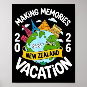 Affiche Création de souvenirs vacances nouvelle-zélande 20
